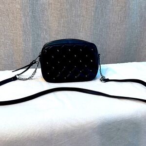 Rebecca Minkoff Black Quilted Studded Crossbody Bag New with tags